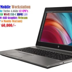 HP ZBook 15 G6 Workstation Laptop Core i7 9850H 2.6Ghz 12 CPU's 32GB 512GB NVMe SSD 15.6' FHD 1080P IPS Nvidia Quadro T1000 4GB Graphics