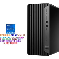 New HP EliteDesk 800 G6 Gaming Tower Core i7 10700 2.9Ghz 16 CPU's 32GB 256GB NVMe SSD 1TB HDD PSU 500W Nvidia GeForce RTX 2060 Super 8GB Graphics