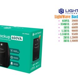 New LightWave UPS 650VA 390 Watts 4 Outlets AVR 240V Offline Uninterruptible Power Supply Backup Tower