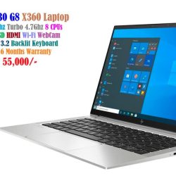 HP EliteBook 830 G8 X360 UltraBook Core i7 1165G7 2.8Ghz 8 CPUs 16GB 512GB NVMe SSD 13.3' IPS FHD TouchScreen Convertible 2-in-1 Laptop Tablet