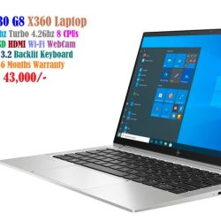 HP EliteBook 830 G8 X360 UltraBook Core i5 1135G7 2.4Ghz 8 CPUs 8GB 256GB NVMe SSD 13.3' IPS FHD TouchScreen Convertible 2-in-1 Laptop Tablet
