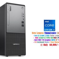 New Lenovo ThinkCentre Neo 50t Tower Core i5 13400 2.5Ghz 16 CPUs 8GB 512GB NVMe SSD PSU 260W USB-C Gigabit LAN Intel UHD 770 Graphics