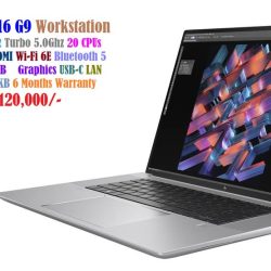 HP Zbook Studio 16 G9 Workstation Laptop Core i9 12900H 2.5Ghz 20 CPUs 16GB 1TB NVMe SSD 16.0' IPS UHD GeForce RTX 3060 6GB Graphics