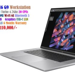 HP Zbook Studio 16 G9 Workstation Laptop Core i7 12700H 2.3Ghz 20 CPUs 16GB 1TB NVMe SSD 16.0' IPS UHD GeForce RTX 3060 6GB Graphics