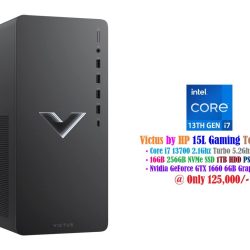 Victus by HP 15L Tower Gaming Tower PC Core i7 13700 2.1Ghz 16 CPU's 16GB 256GB NVMe SSD 1TB HDD PSU 400W Nvidia GeForce GTX 1660 6GB Graphics
