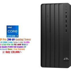 New HP Pro Tower 290 G9 Gaming Desktop Core i9 12900 2.4Ghz 24 CPUs 16GB 512GB NVMe SSD PSU 400W Nvidia Quadro P4000 8GB Graphics