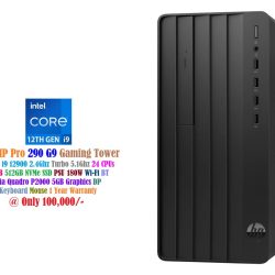 New HP Pro Tower 290 G9 Gaming Desktop Core i9 12900 2.4Ghz 24 CPUs 8GB 512GB NVMe SSD PSU 180W Nvidia Quadro P2000 5GB Graphics