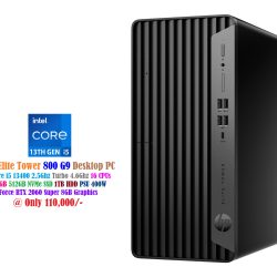 HP Elite Tower 800 G9 Desktop PC Core i5 13400 2.5Ghz 16 CPUs 24GB 512GB NVMe SSD 1TB HDD 400W Nvidia GeForce RTX 2060 Super 8GB Graphics
