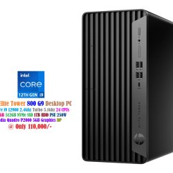 HP Elite Tower 800 G9 Desktop PC Core i9 12900 2.4Ghz 24 CPUs 24GB 512GB NVMe SSD 1TB HDD 250W Nvidia Quadro P2000 5GB Graphics