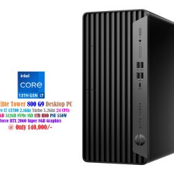 HP Elite Tower 800 G9 Desktop PC Core i7 13700 2.1Ghz 24 CPUs 32GB 512GB NVMe SSD 1TB HDD 550W Nvidia GeForce RTX 2060 Super 8GB Graphics
